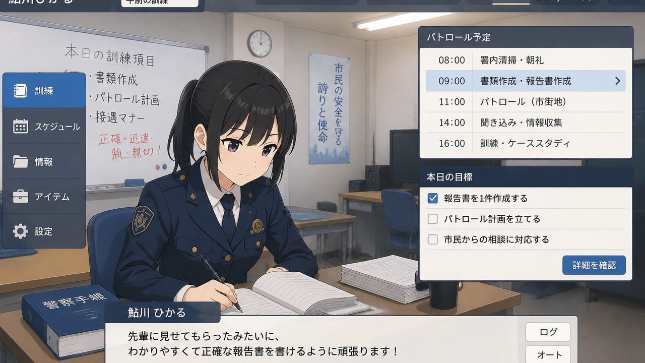 极道无赖EX 女警鮎川光 探索场景 演示图 4