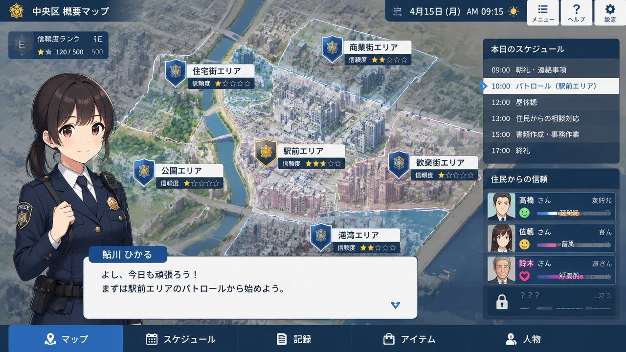极道无赖EX 女警鮎川光 地图探索 专题图 2